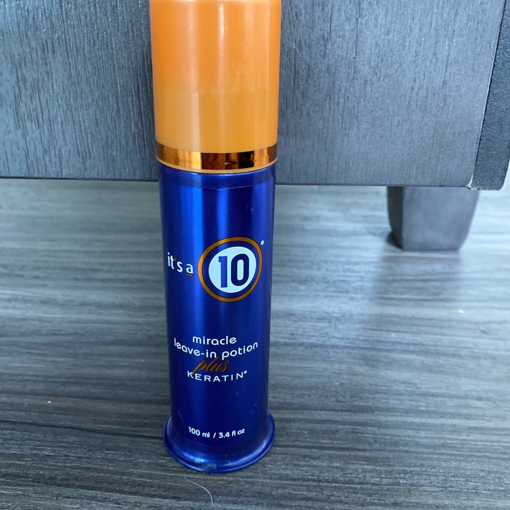 It’s a 19 miracle leave in product plus keratin